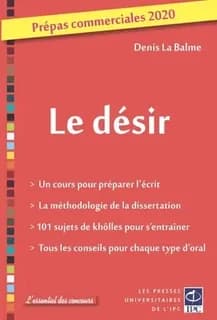 Le désir : prépas commerciales 2020