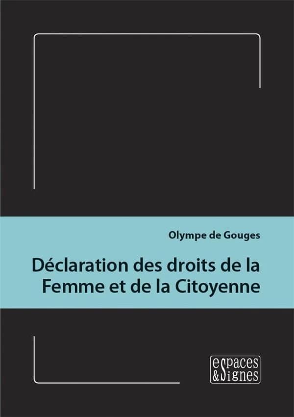 Déclaration des droits de la femme et de la citoyenne