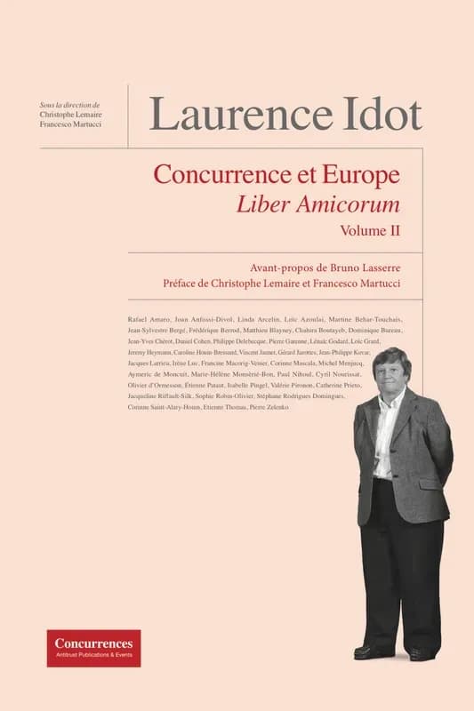 Concurrence et Europe : liber amicorum