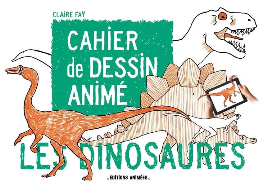 Blinkbook : Cahier de dessin animé : les dinosaures