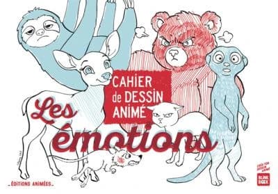 Blinkbook : Cahier de dessin animé : Les émotions
