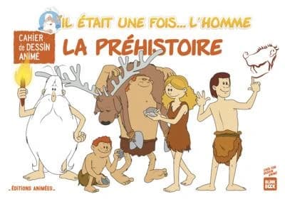 Blinkbook : Cahier de dessin animé : La préhistoire