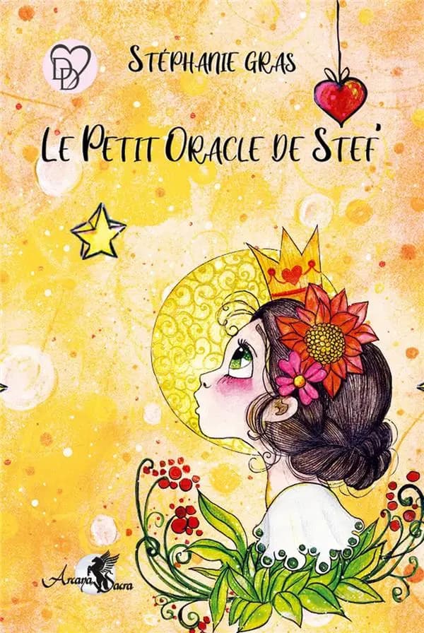 Le petit oracle de Stef ; boite cloche comprenant un jeu de 30 cartes avec livret couleurs