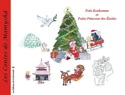 Petit Bonhomme et Petite Princesse des étoiles : un conte de Mamyshâ