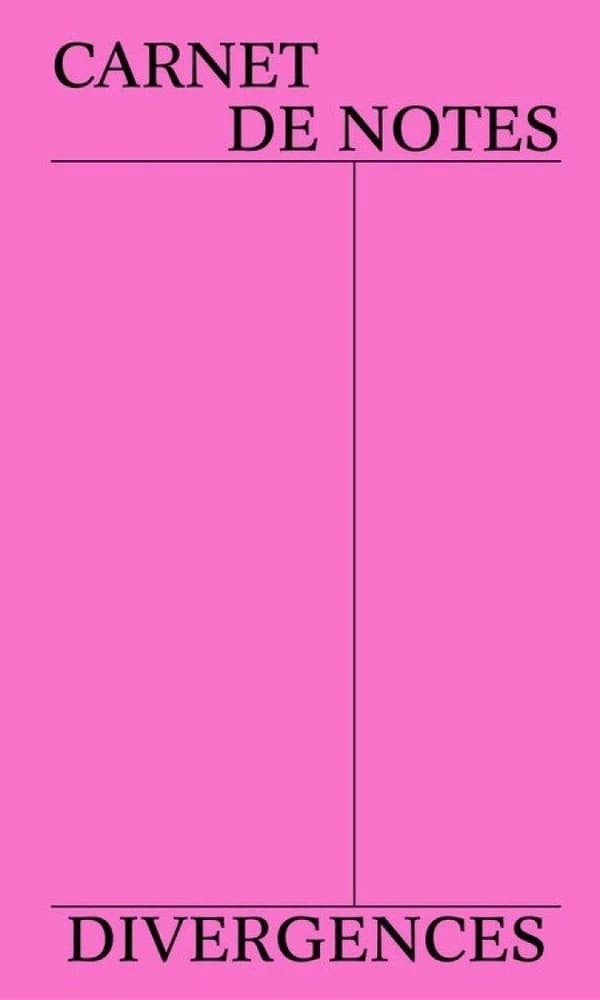 Carnet de notes rose