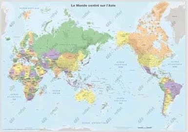 Le Monde centré sur l'Asie
