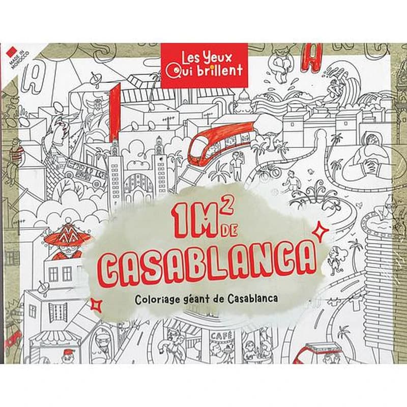Coloriage géaent 1m² de Casablanca