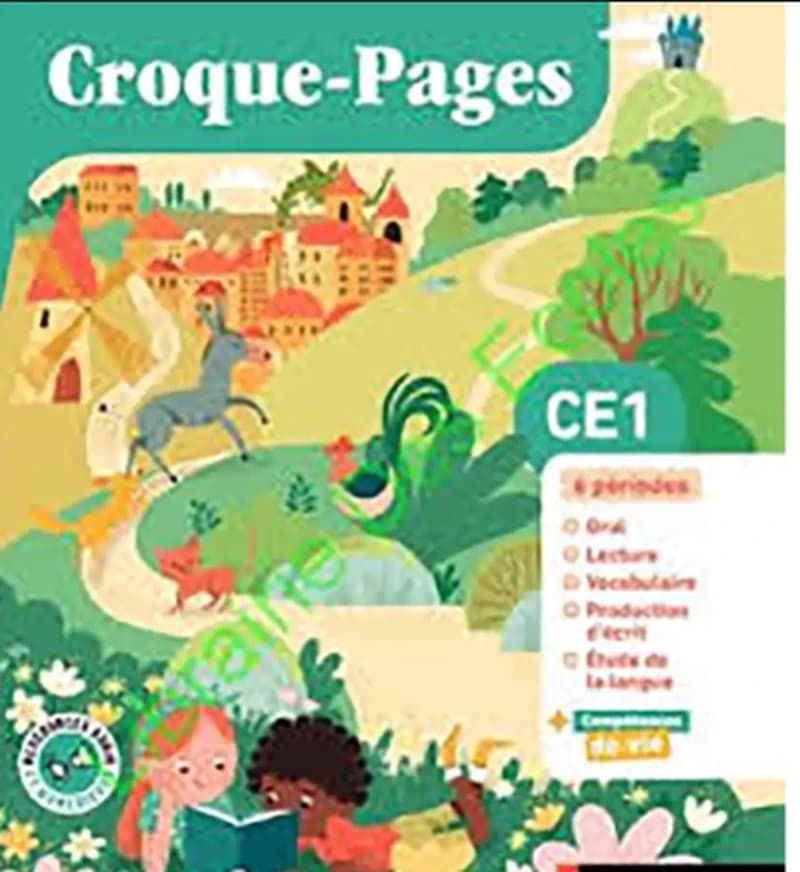 PACK CROQUE-PAGES CE1 - MANUEL ÉLÈVE + CAHIER D'EXERCICES +FICHIER D'ORAL + ALBUM : LE RENDEZ-VOUS DE LA PETITE SOURIS (ÉDITION 2025)