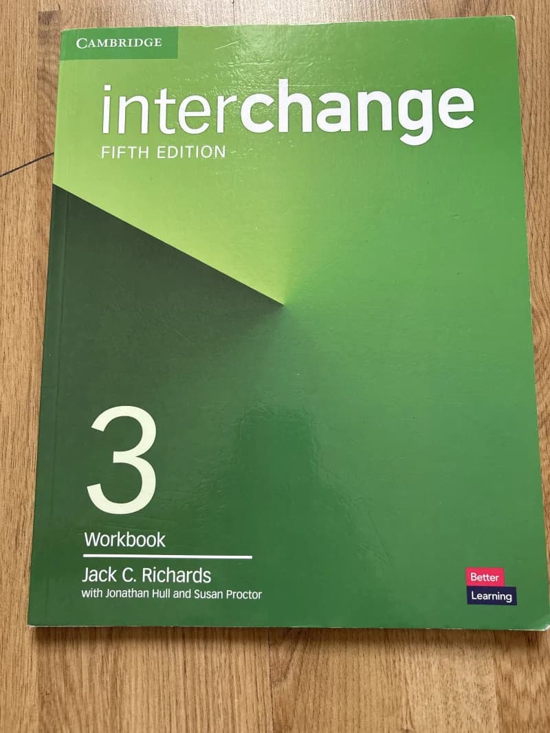 Couverture de inter change fifth edition workbook