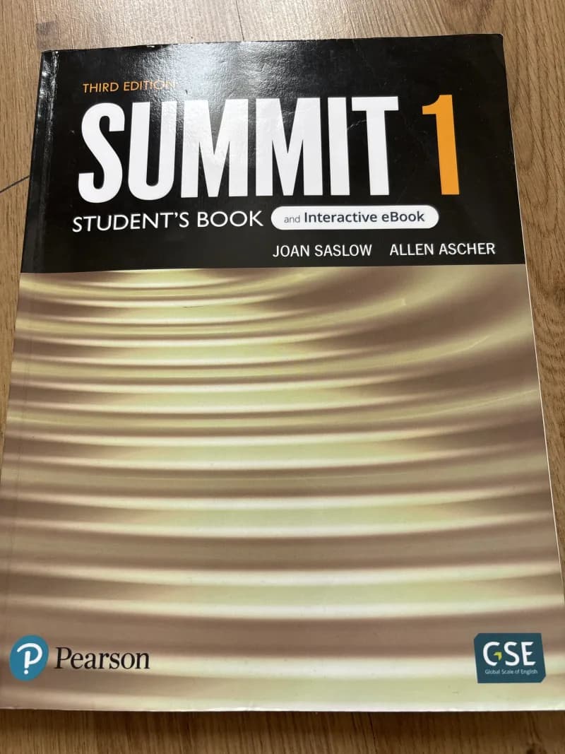 Couverture de SUMMIT 1 STUDENT’S BOOK AND INTERACTIVE EBOOK