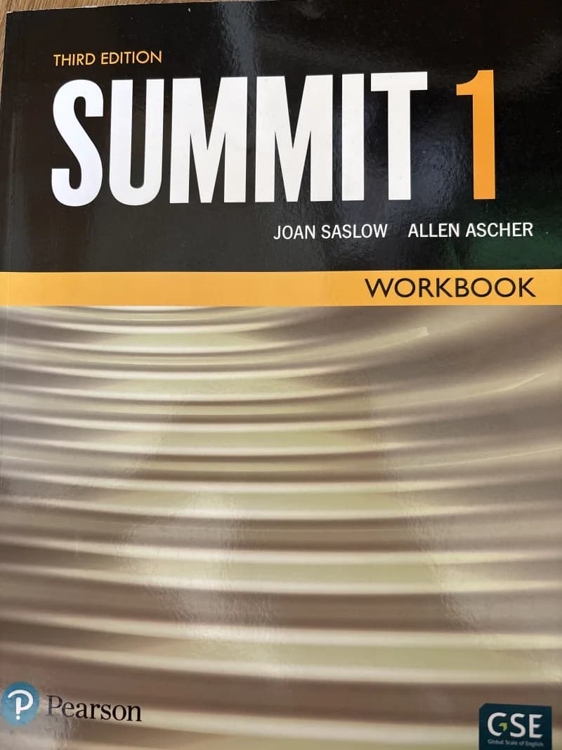 Couverture de SUMMIT 1 WORK BOOK