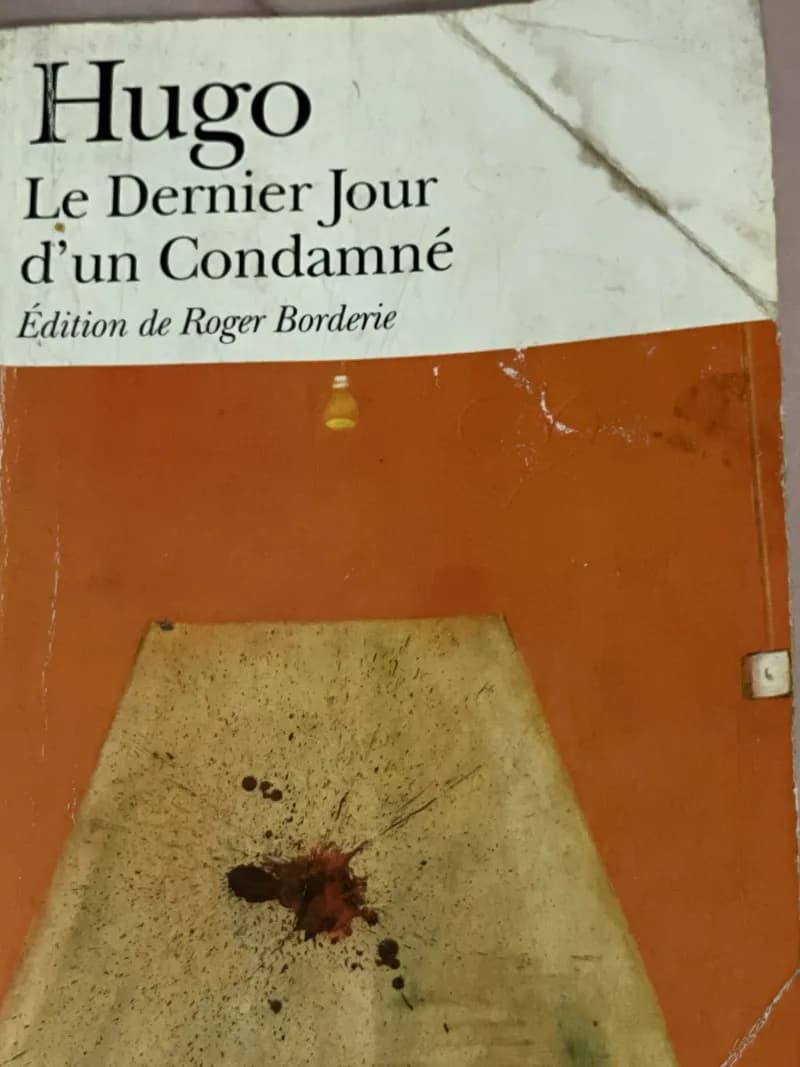 Couverture de Le dernier jour d’un condamné