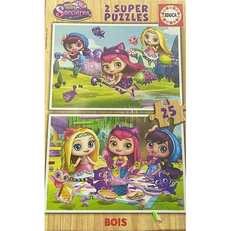 2 PUZZLES LES Sorcière 25 PCS
