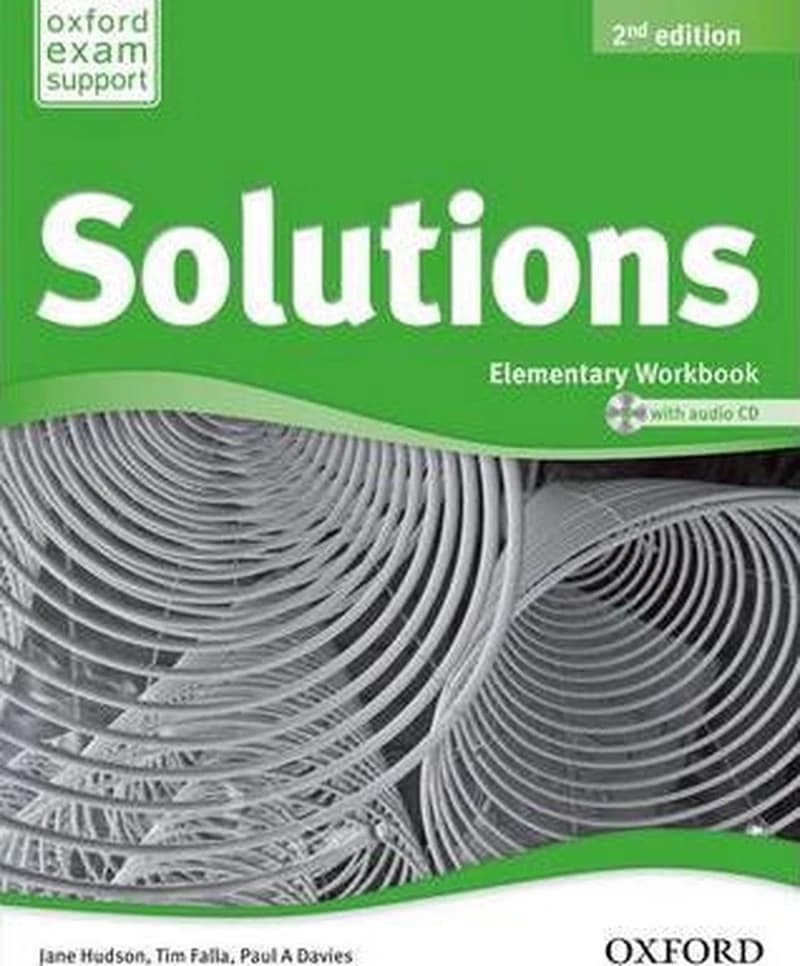 SOLUTIONS 2ND ELEMENTARY WB AND CD Pack
