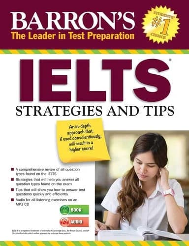 BARRON''S IELTS STRATEGIES AND TIPS WITH MP3 CD