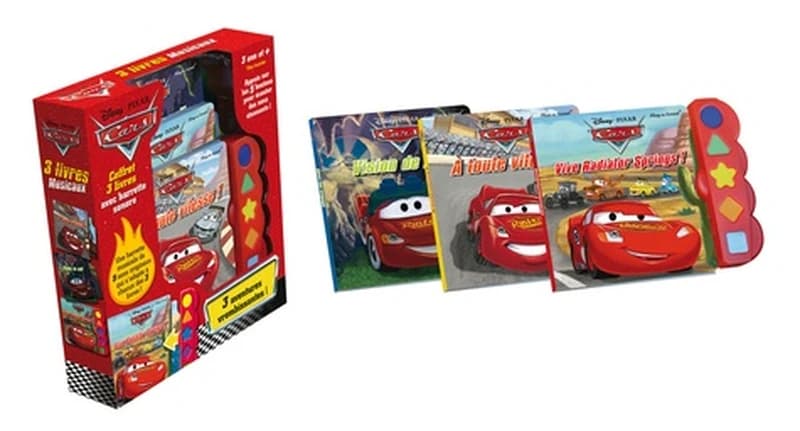Cars : 3 livres d'histoire et une barrette musicale
