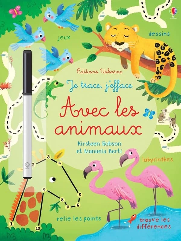 Je trace, j'efface : avec les animaux