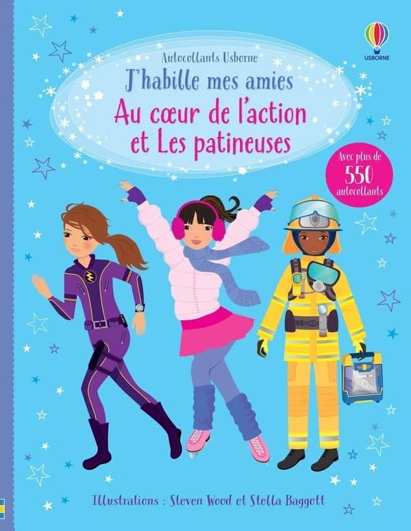 J'habille mes amies : au coeur de l'action ; les patineuses