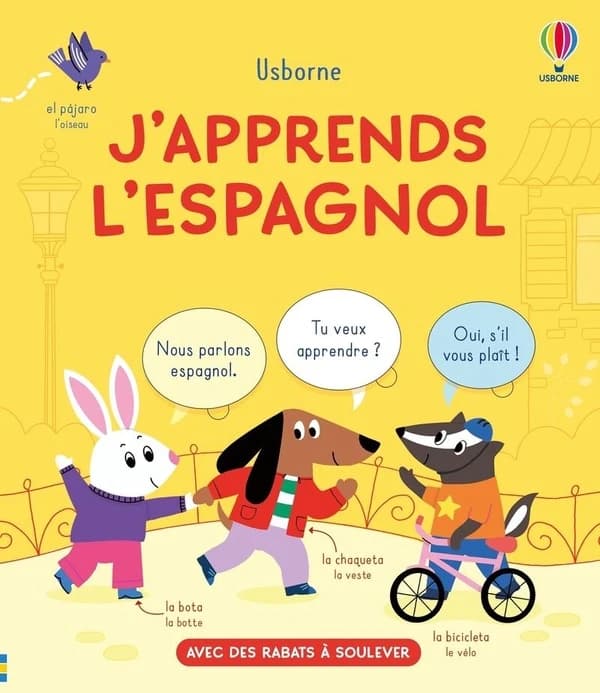 J'apprends l'espagnol : avec des rabats à soulever