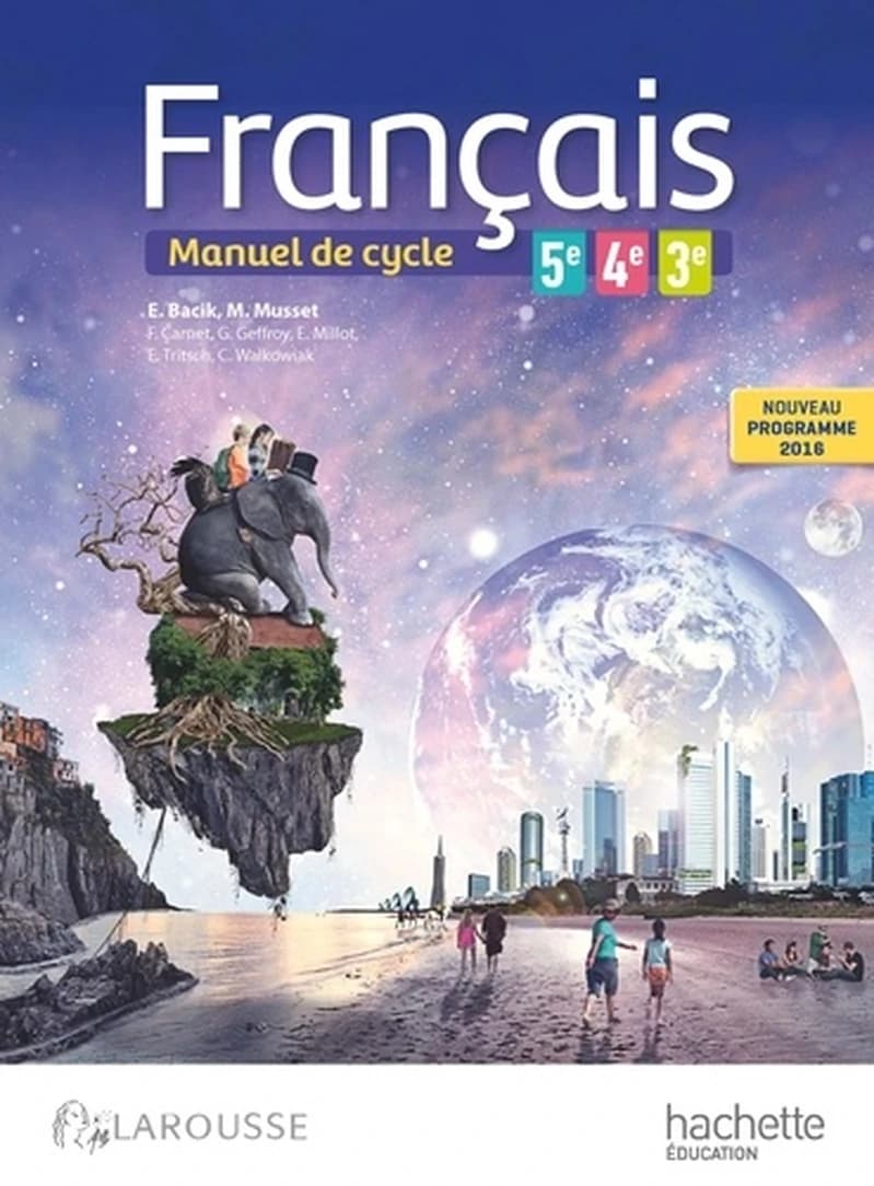 Français : manuel de cycle 5e, 4e, 3e