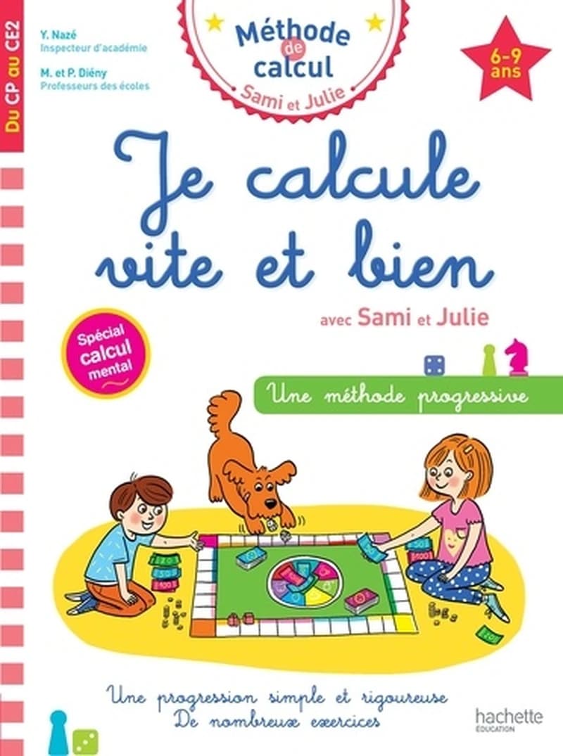 Sami et Julie ; méthode de calcul : je calcule vite et bien