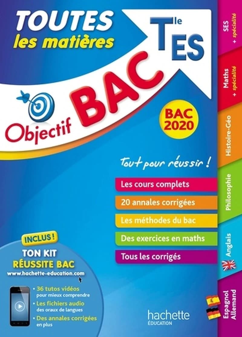 Toutes les matières Tle ES