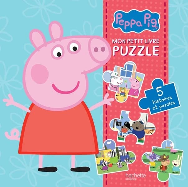 Peppa Pig : 5 histoires et puzzles