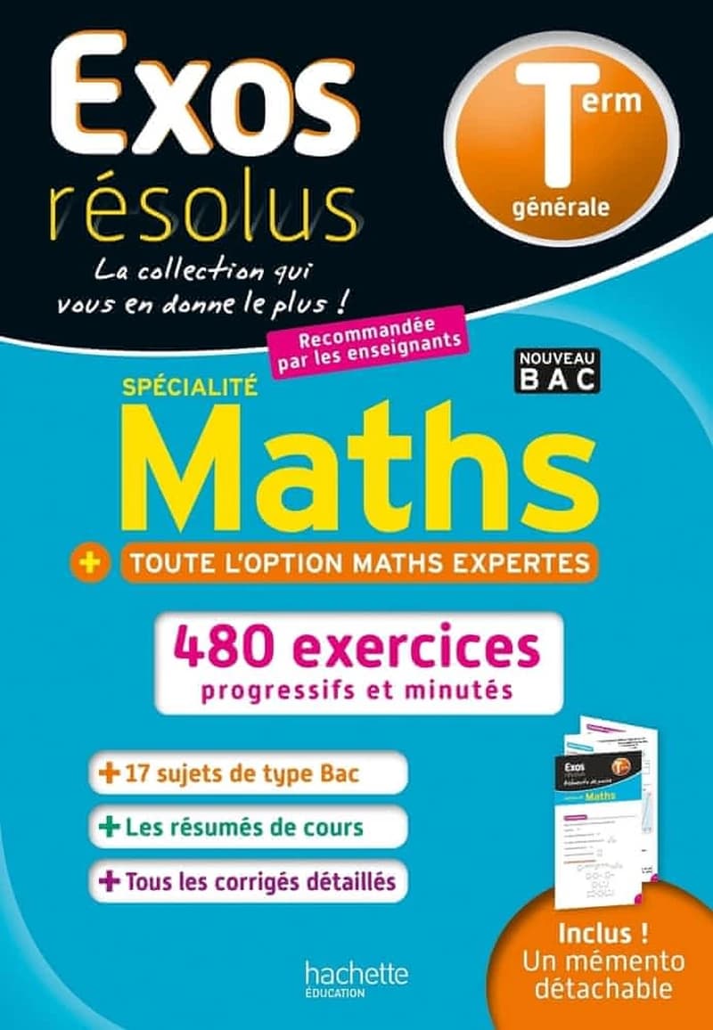 Maths spécialité : + toute l'option maths expertes : Term générale