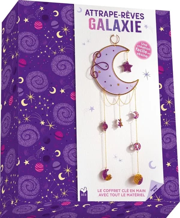 Attrape-rêves galaxie : Le coffret clé en main avec tout le matériel