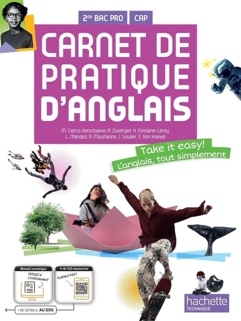 Carnet de pratique d'anglais ; 2de bac pro, CAP ; livre élève