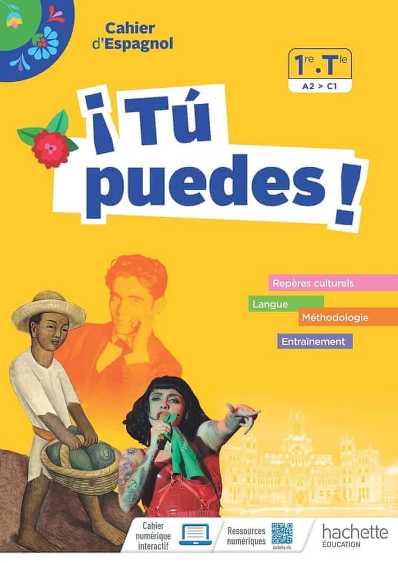 ¡tú puedes! : espagnol ; 1re, terminale ; livre cahier
