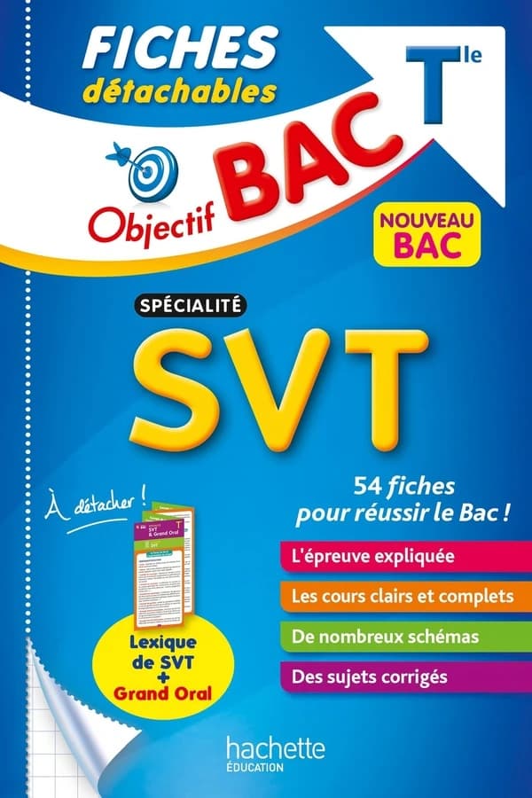 Spécialité SVT ; terminale ; fiches détachables