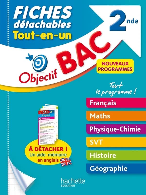 Objectif bac : tout le programme ! 2de ; fiches détachables tout-en-un