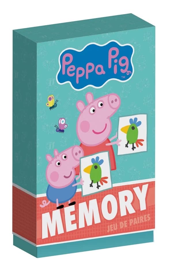 Peppa Pig ; memory : jeu de paires