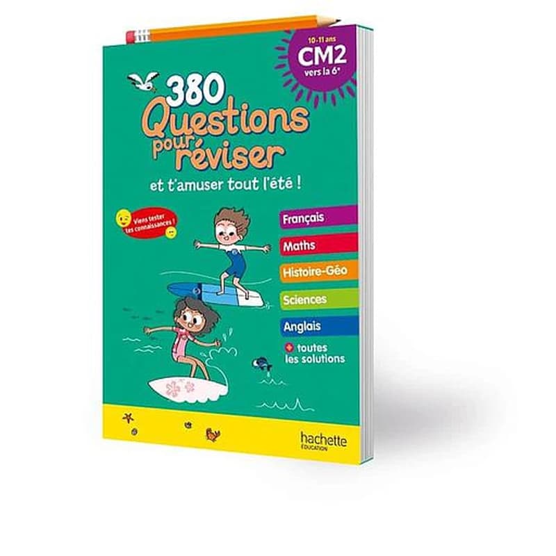QUESTIONS POUR REVISER - DU CM2 A LA 6E - CAHIER DE VACANCES 2024