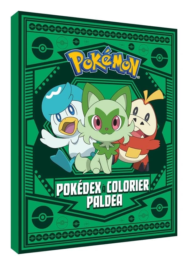 Pokémon : Pokédex à colorier Paldea