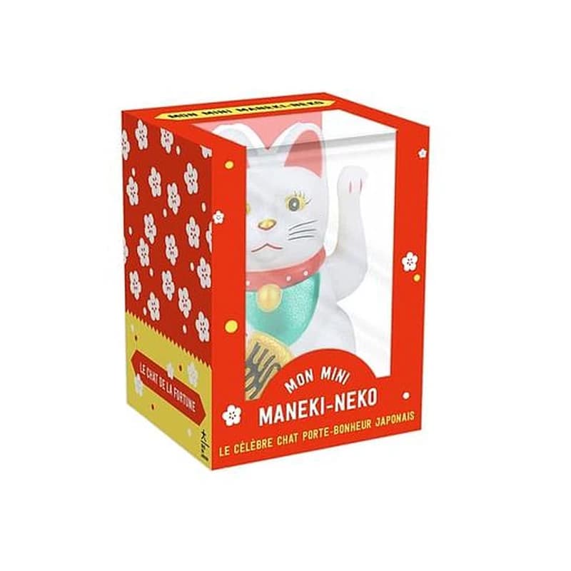 Mon mini maneki-neko : Avec 1 maneki-neko porte-bonheur, 1 jolie illustration et 1 message secret