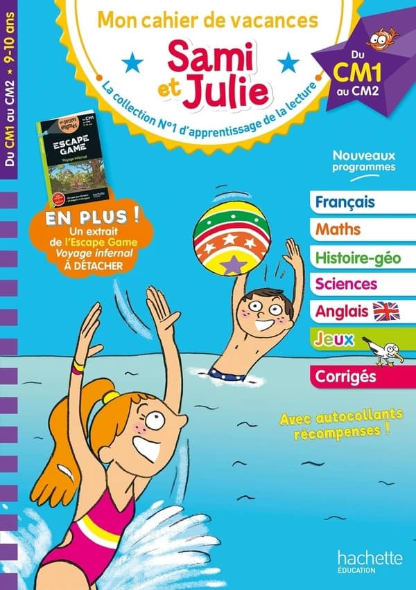 Mon cahier de vacances Sami et Julie : Du CM1 au CM2