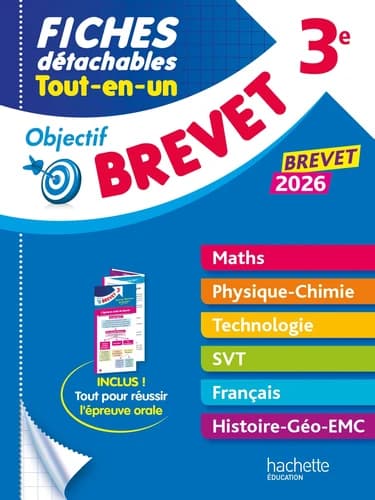 Fiches détachables Tout-en-un
