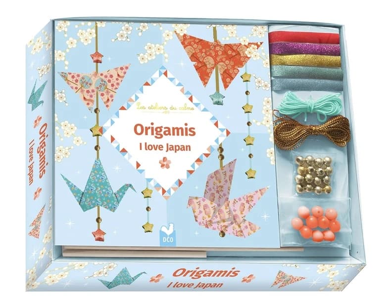 Origamis I love Japan : Coffret avec accessoires