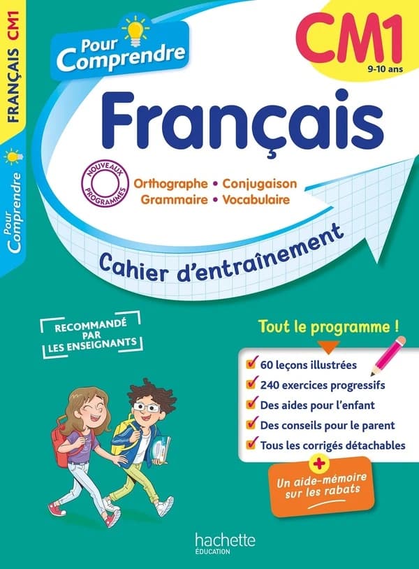 Pour comprendre : Français ; CM1 ; Cahier d'entraînement