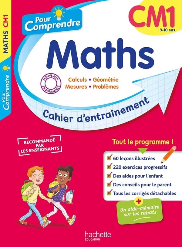 Pour comprendre les maths : CM1 ; Cahier d'entraînement