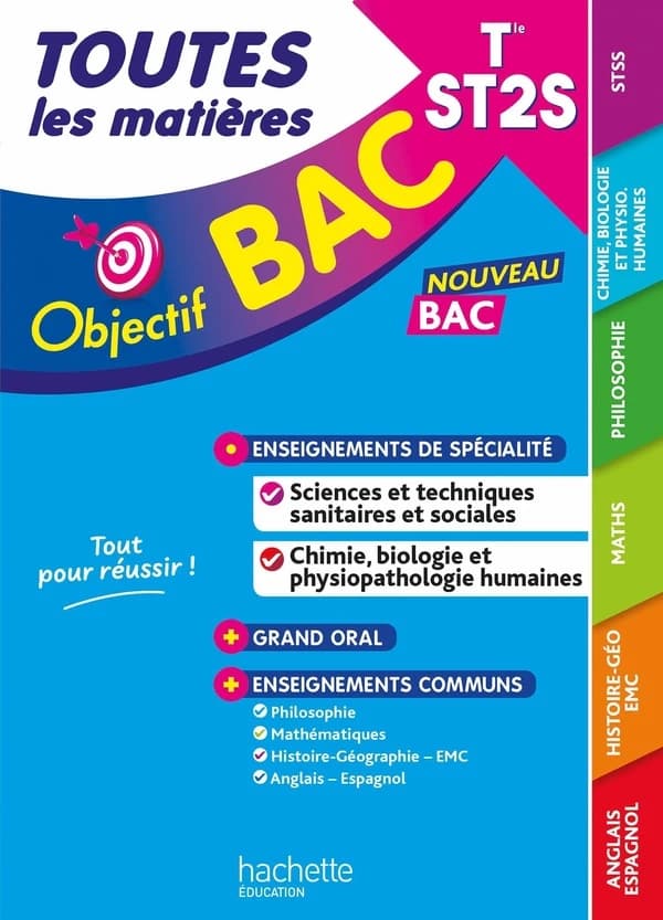 Objectif bac : Toutes les matières ; Terminale ST2S