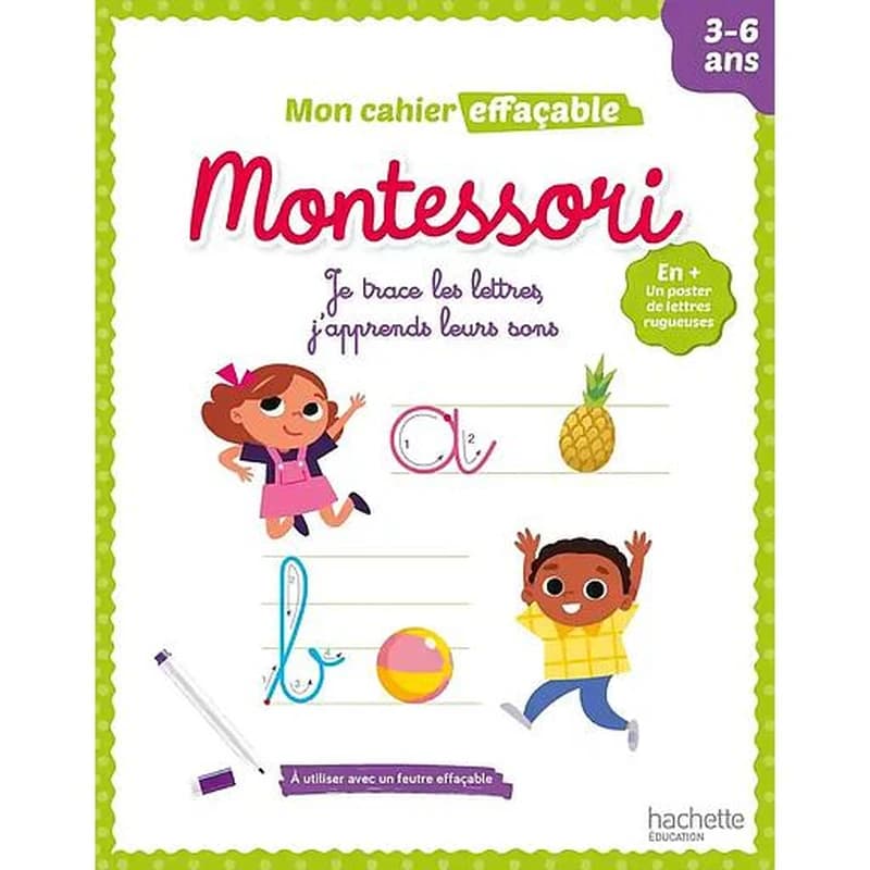 Je trace les lettres, j'apprends leurs sons : 3-6 ans