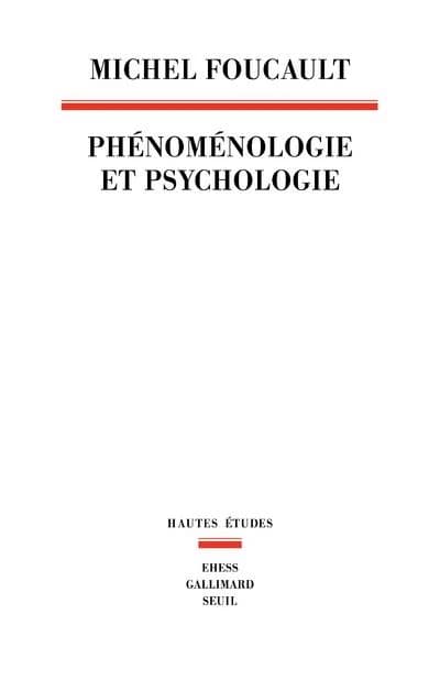 Phénoménologie et psychologie : 1953-1954