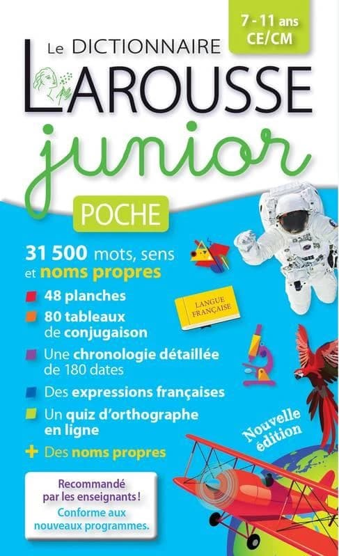 Dictionnaire Larousse junior poche (Nouvelle éd.)