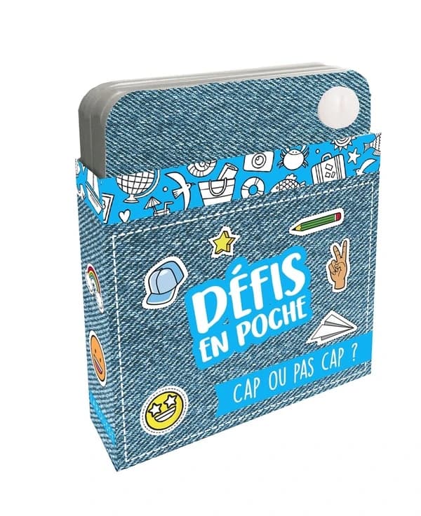 Défis en poche : cap ou pas cap ? : dépasse tes limites et défie tes copains ! : plus de 100 défis à relever !