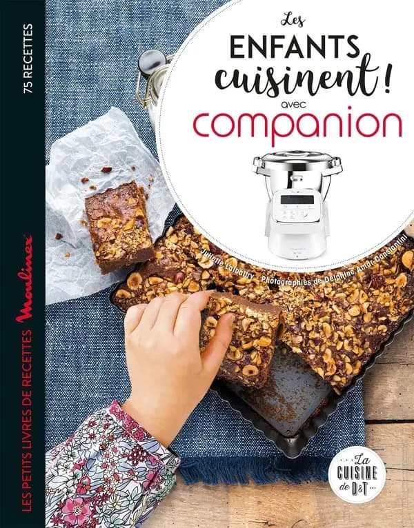 Les enfants cuisinent avec Companion : les petits livres de recettes Moulinex