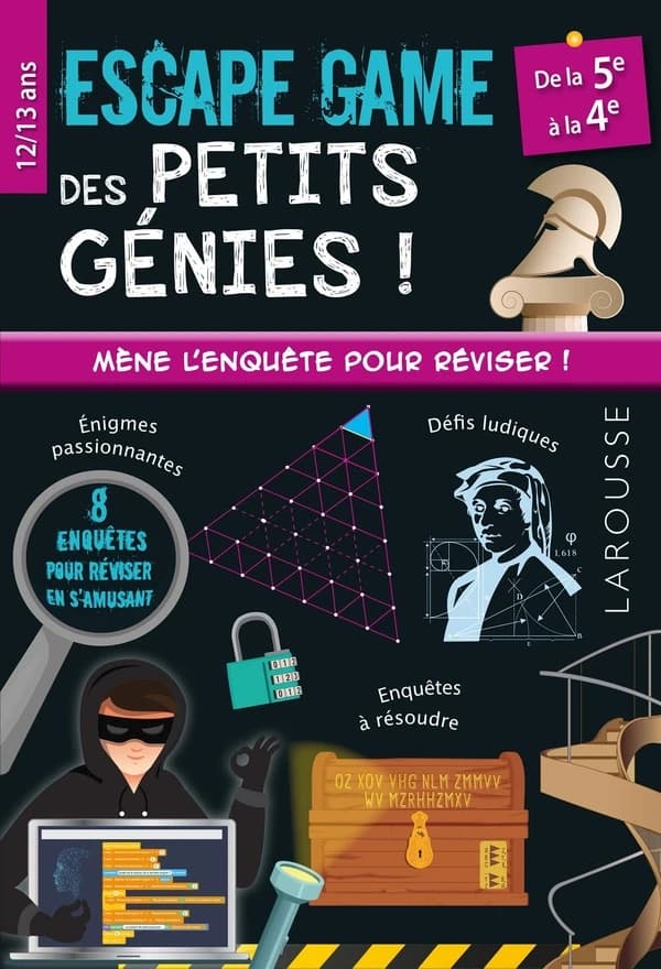 Escape game des petits génies ! : De la 5e à la 4e