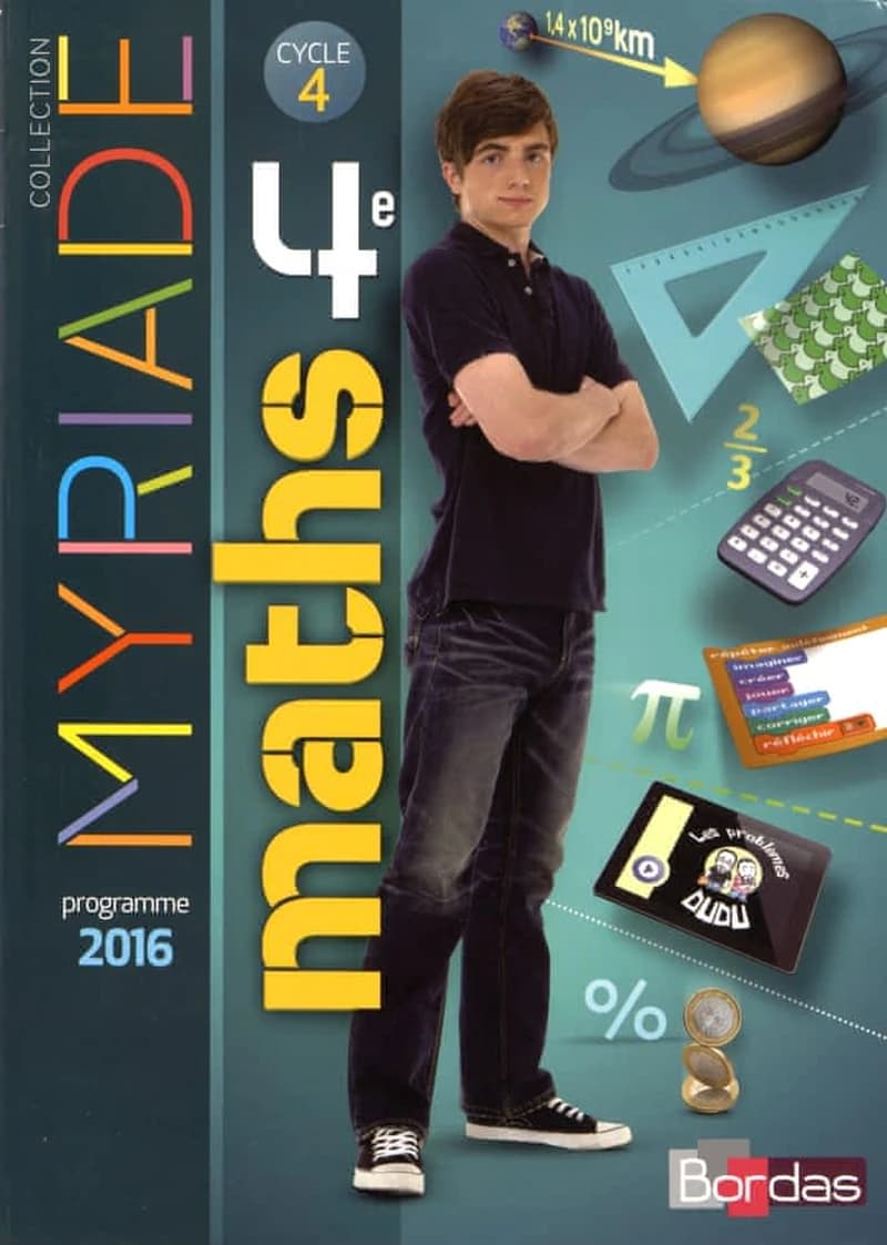 Maths, 4e : cycle 4 : programme 2016